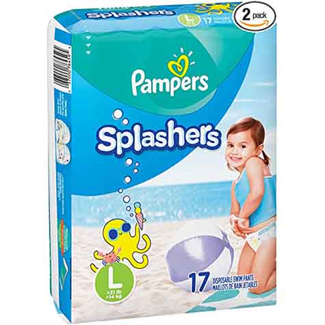 Pañales para el agua Pampers Splashers Talla L – Baby Junior Shop