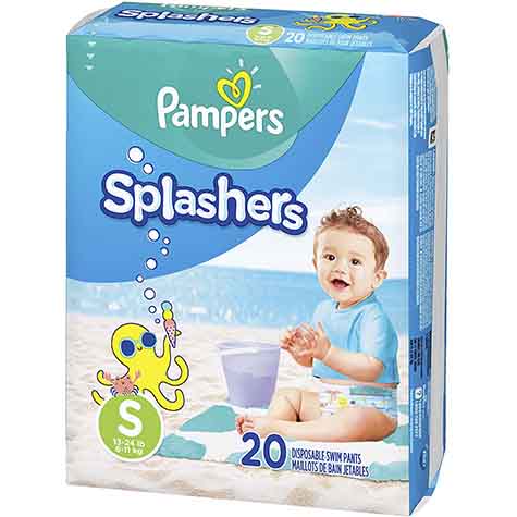 Pañales para el agua Pampers Splashers Talla S 20 unidades – Baby Junior  Shop