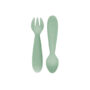 Ezpz, Mini Utensilios (Cuchara + Tenedor) Sage