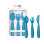 Utensilios para Niños Pequeños sin BPA 24m+ EZPZ Azul