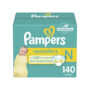Pañales Pampers Swaddlers para Recién Nacido, 140 unidades