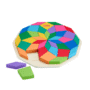 Puzzle Geométrico De Mandala De Madera De Fisher-Price Para Niños