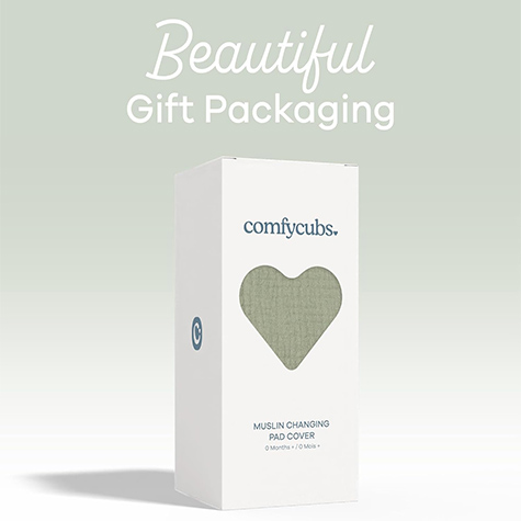 Comfy Cubs Funda Ajustable de Muselina para Cambiador Verde