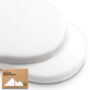 2 Pack de Sábanas para Bassinet de bebé KeaBabies Blanco